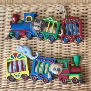 1991 Burwood Circus Zoo Train Wall Hangings